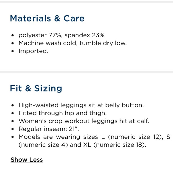 Old Navy Activewear Cropped Yoga Pants - Picture 4 of 5